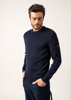 Pull marin en laine Rives