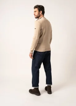 Pull marin en laine Rives