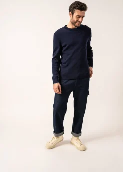 Pull marin en laine Rives