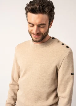 Pull marin en laine Rives
