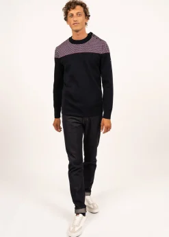 Pull marin jacquard