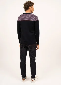 Pull marin jacquard