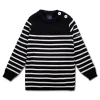 Pull marin rayé bébé Moussaillon