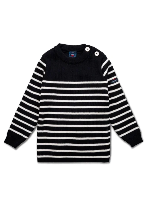 Pull marin rayé bébé Moussaillon