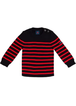 Pull marin rayé bébé Moussaillon