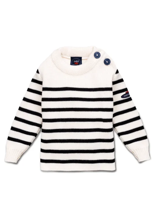 Pull marin rayé bébé Moussaillon