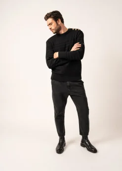 Pull marin rayé Binic Cap