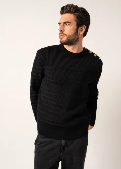 Pull marin rayé Binic Cap