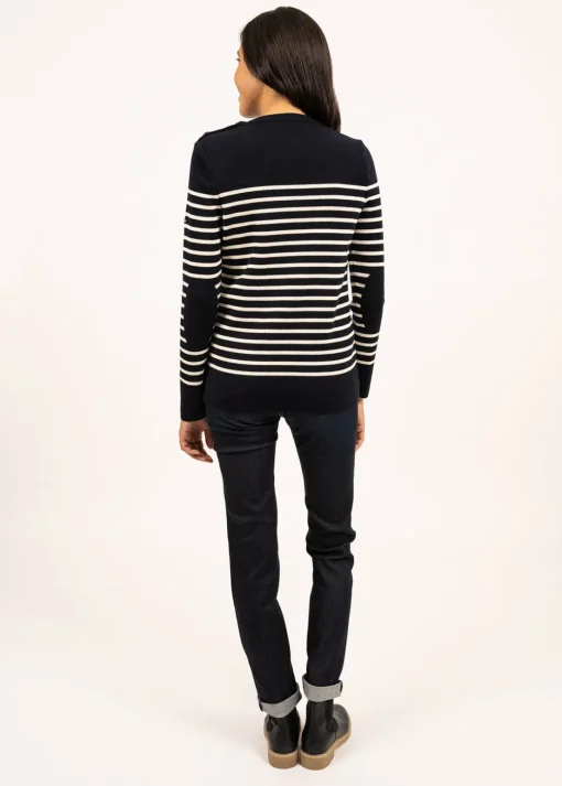 Pull marin rayé Bregançon