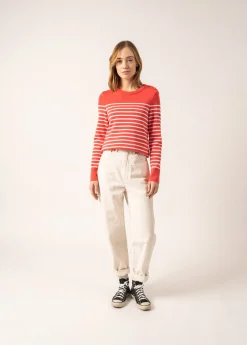 Pull marin rayé Bregançon