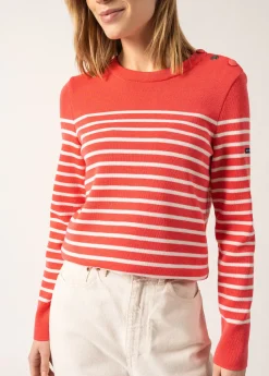 Pull marin rayé Bregançon