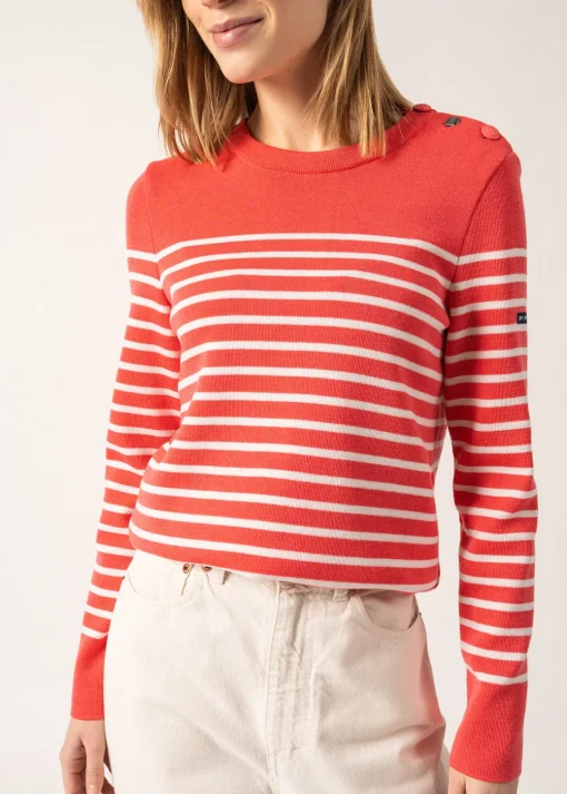 Pull marin rayé Bregançon