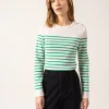 Pull marin rayé Marée