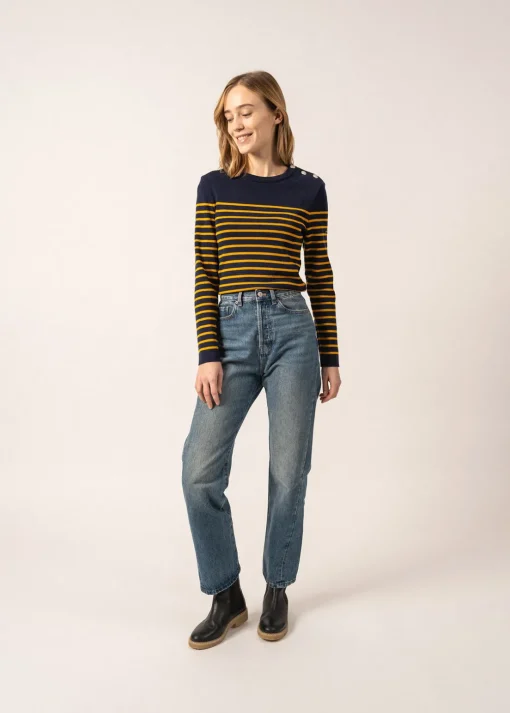 Pull marin rayé Marée