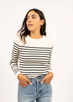 Pull marin rayé Marée