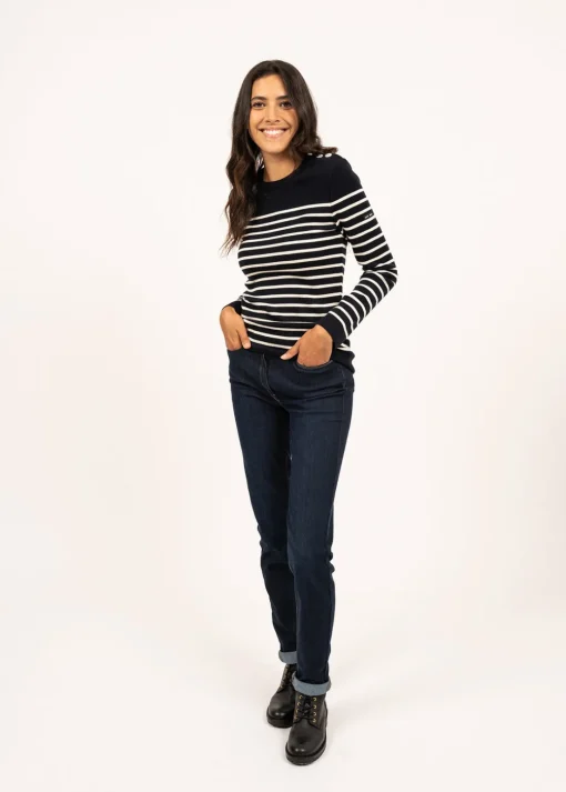 Pull marin rayé Marée