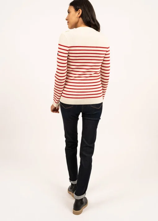 Pull marin rayé Marée
