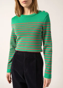 Pull marin rayé Marée