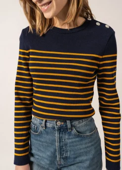 Pull marin rayé Marée