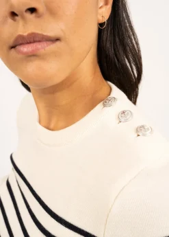 Pull marin rayé Marée