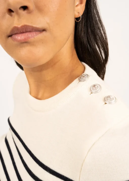 Pull marin rayé Marée