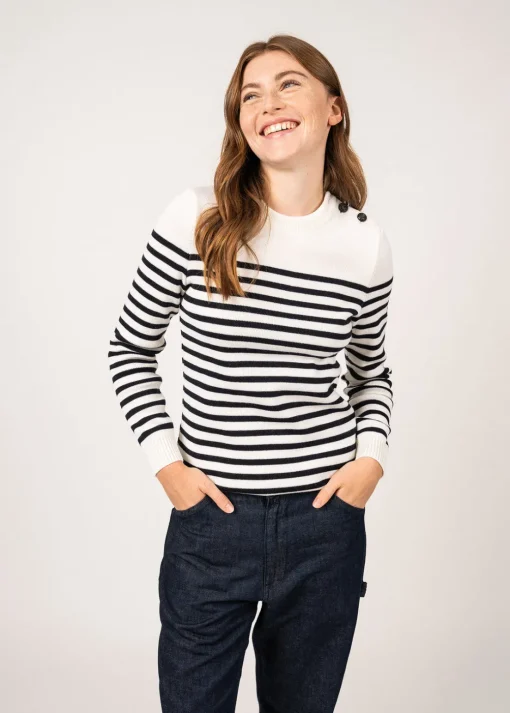 Pull marin rayé Rochefort
