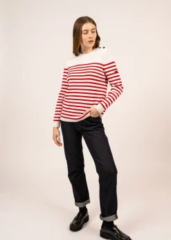 Pull marin rayé Rochefort