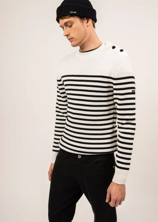 Pull marin rayé Rochefort