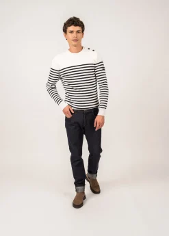 Pull marin rayé Rochefort