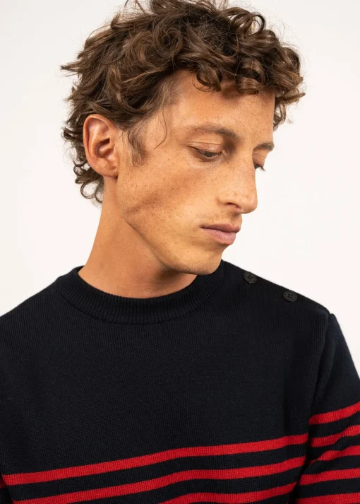 Pull marin rayé Rochefort