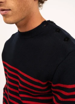 Pull marin rayé Rochefort