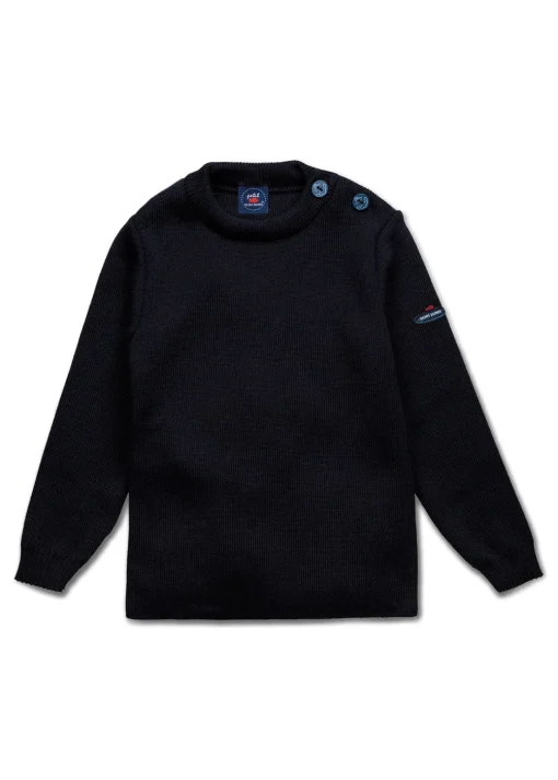 Pull marin uni bébé Moussaillon