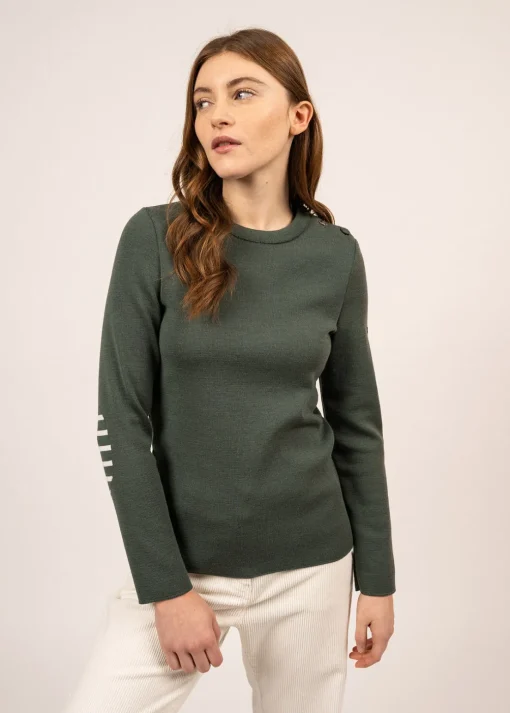 Pull marin uni Brégançon