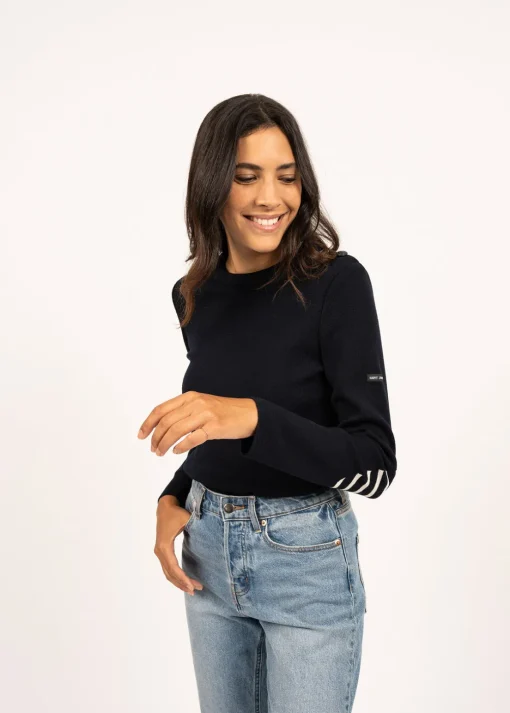 Pull marin uni Brégançon