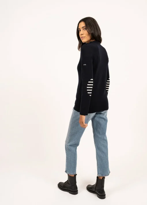 Pull marin uni Brégançon
