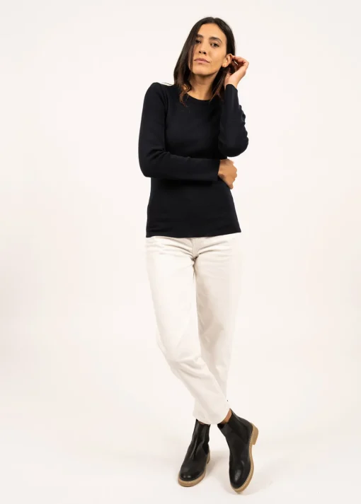 Pull marin uni Marée