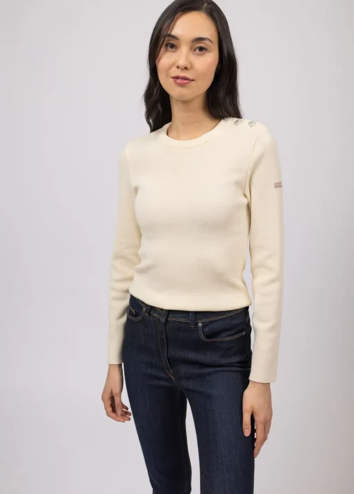 Pull marin uni Marée