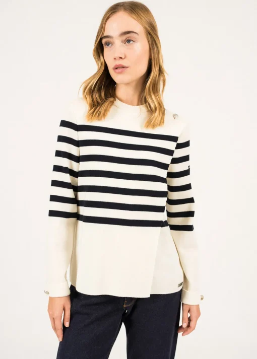 Pull rayé croisé Docks