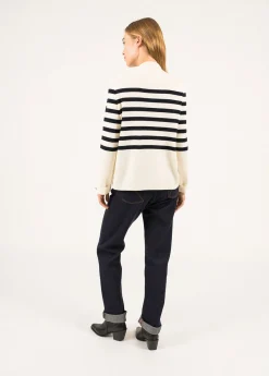 Pull rayé croisé Docks