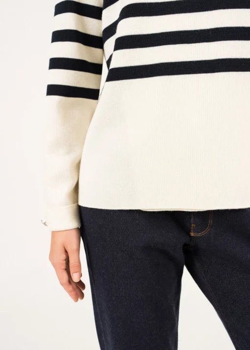 Pull rayé croisé Docks