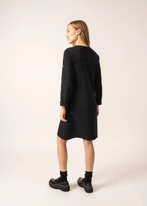 Robe en laine Royale Lurex