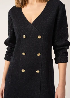 Robe en laine Royale Lurex