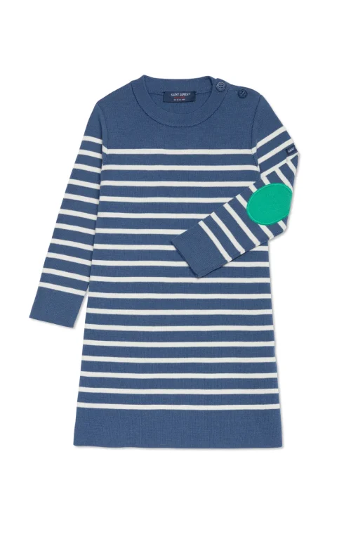 Robe pull rayée esprit marin Brégançon