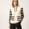 Sweat à capuche en laine et coton Blizzard