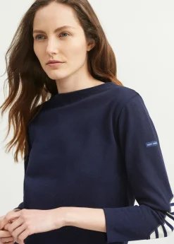 T-shirt marin col bateau Guildo