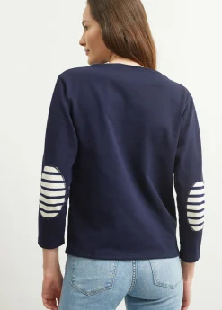 T-shirt marin col bateau Guildo