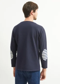 T-shirt marin col bateau Guildo